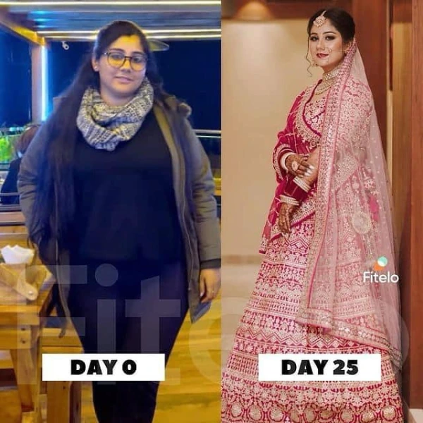 Bhawna transformation — lost 7 kg