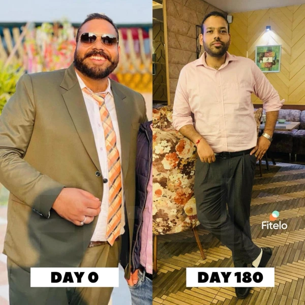 Puneet B. transformation — lost 30 kg
